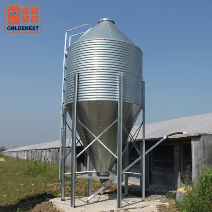 Goldenest Hot-Dip Galvanized Feed Silo Feed Tower Goldenest Hot-Dip Galvanized Feed Silo Feed Tower