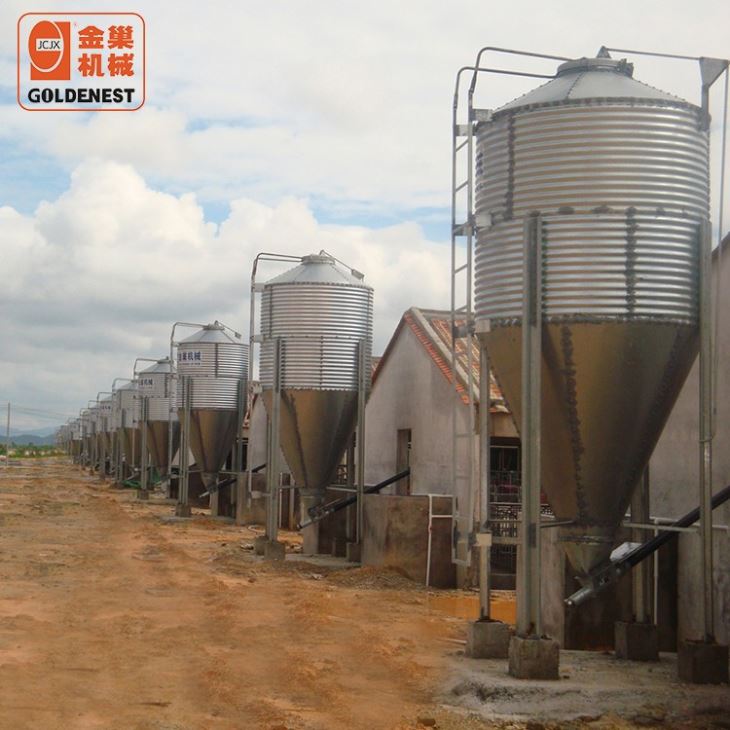 Goldenest Hot-Dip Galvanized Feed Silo Feed Tower Goldenest Hot-Dip Galvanized Feed Silo Feed Tower